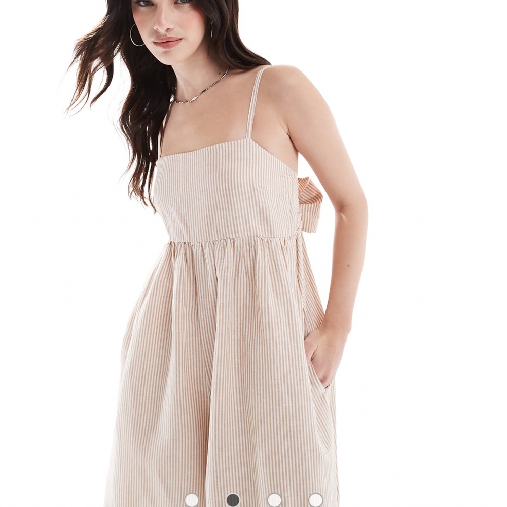 Madewell Linen Blend Tie-Back Wide-Leg Jumpsuit